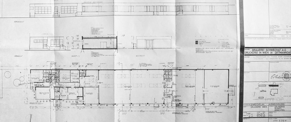 printa-plan-einreichung-1972 von Architekt Karl Schwanzer
