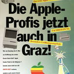 Hard+Soft Apple Center Flyer Eröffnung Graz Färberplatz